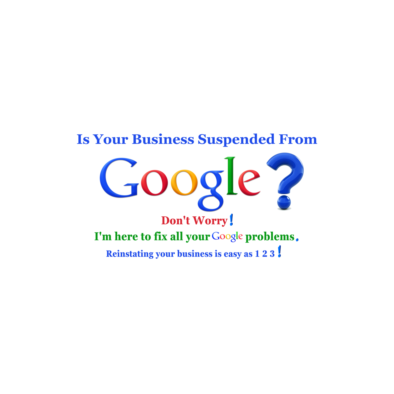 Google My Business Reinstatement